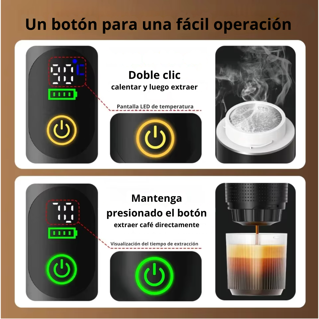 Cafetera Portátil Inteligente 3 en 1